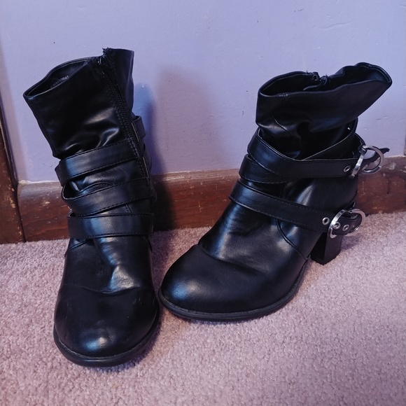 Buckle Ankle Boots - Picture 3 of 6